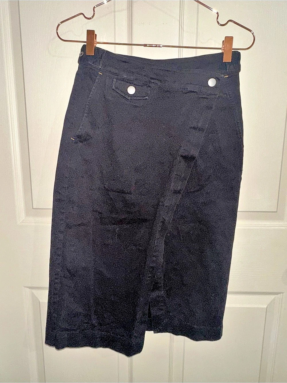 Wildfang Black asymmetrical Skirt Size XS GUC punk goth grunge